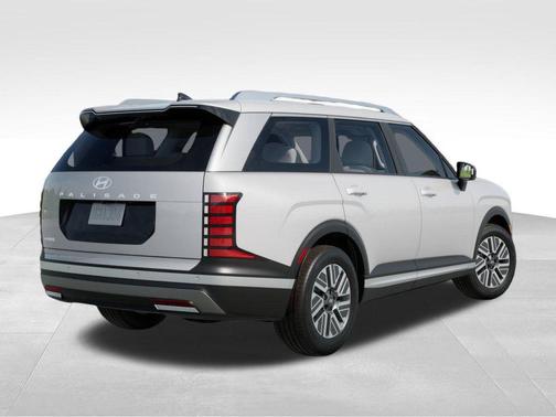 Creamy White Pearl 2026 Hyundai Palisade Hybrid Blue SEL 8P