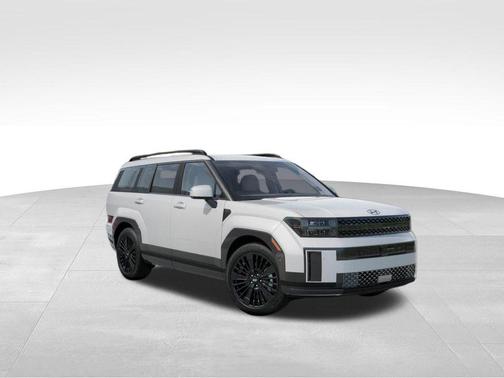 Serenity White 2026 Hyundai SANTA FE HEV Calligraphy