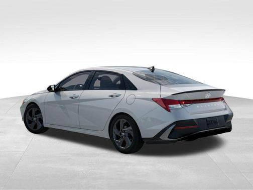 Serenity White 2026 Hyundai ELANTRA HEV SEL Sport