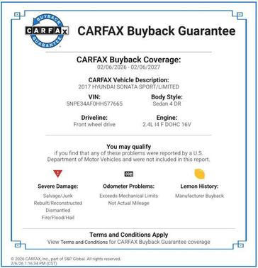 2017 Hyundai SONATA Sport