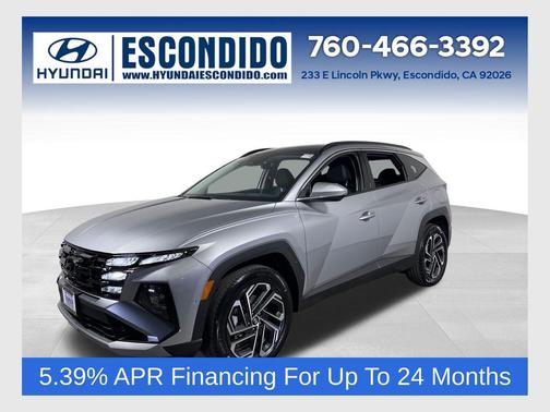 Shimmering Silver 2026 Hyundai TUCSON Hybrid Limited