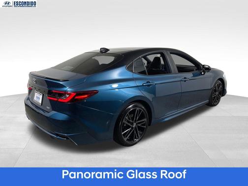 Midnight Black Metallic 2025 Toyota Camry XSE