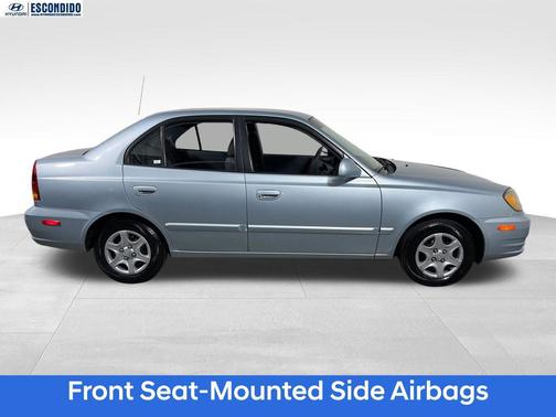 Glacier Blue 2005 Hyundai Accent GLS