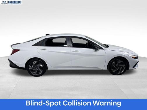 Serenity White 2025 Hyundai ELANTRA Sport