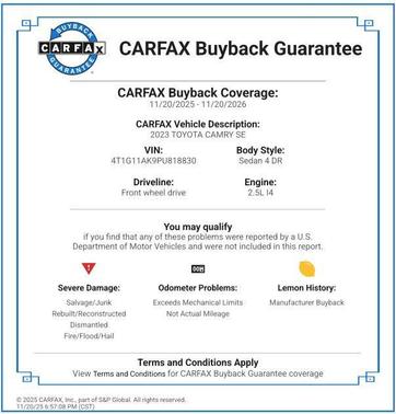 2023 Toyota Camry SE