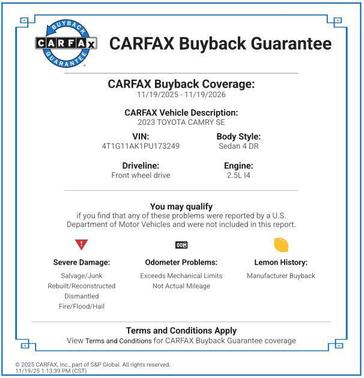 2023 Toyota Camry SE