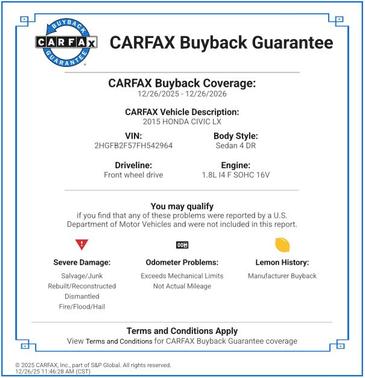 2015 Honda Civic LX