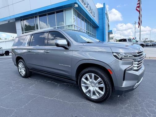 Satin Steel Metallic 2021 Chevrolet Suburban 4WD High Country