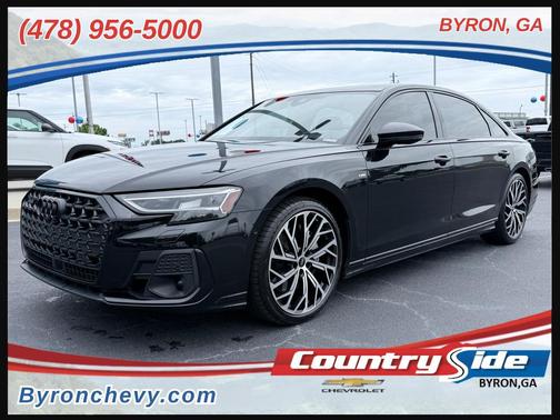 Mythos Black Metallic 2022 Audi A8 L 55 TFSI quattro Tiptronic