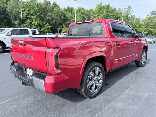 Supersonic Red 2023 Toyota Tundra Hybrid Capstone