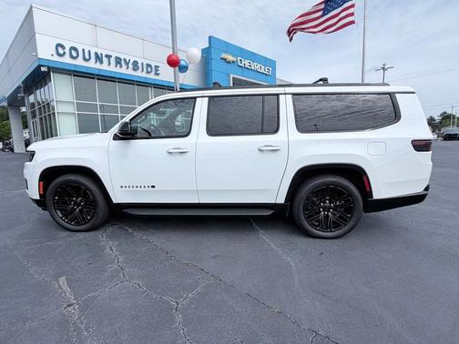Bright White Clearcoat 2024 Jeep Wagoneer L Series II Carbide 4x2