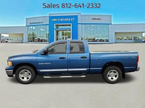 Blue 2004 Dodge Ram 1500 SLT Quad Cab