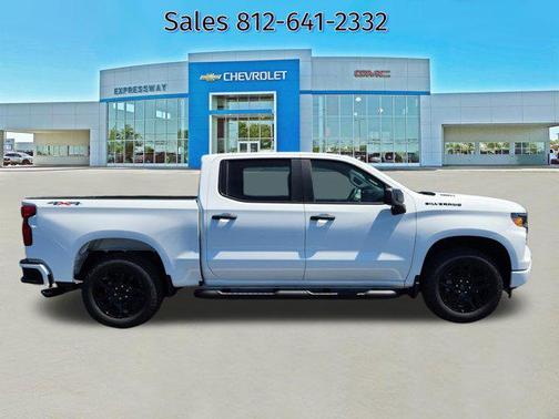 Summit White 2026 Chevrolet Silverado 1500 Custom