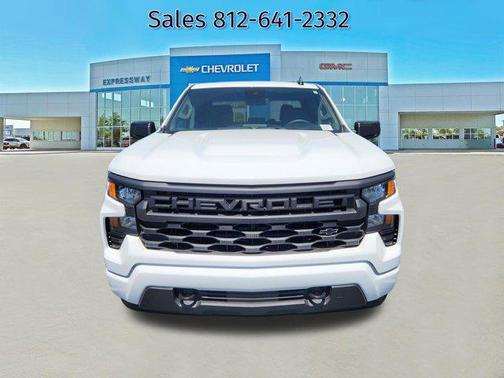 Summit White 2026 Chevrolet Silverado 1500 Custom