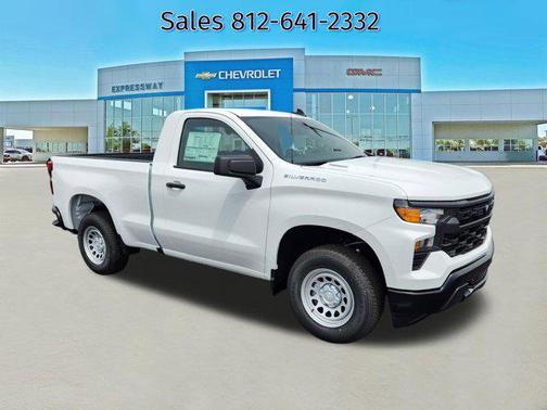 Summit White 2026 Chevrolet Silverado 1500 WT