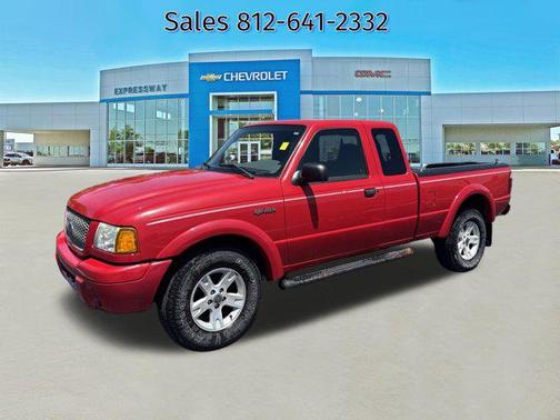 Red 2003 Ford Ranger
