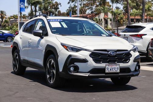 Crystal White Pearl 2024 Subaru Crosstrek Limited