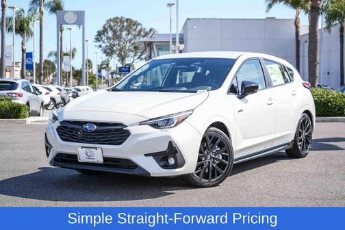 White Pearl 2026 Subaru Impreza RS