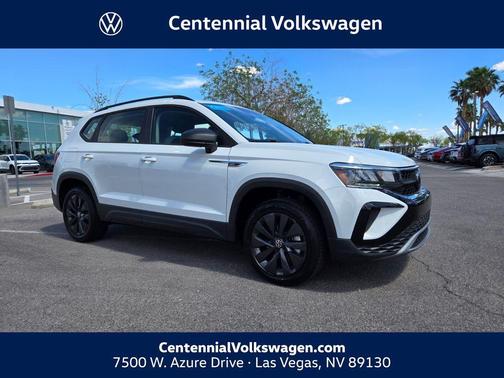 Pure White 2023 Volkswagen Taos 1.5T S
