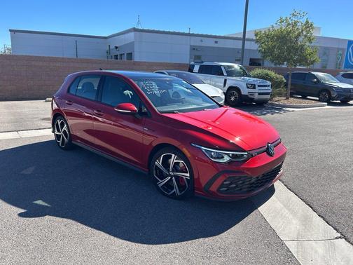 Kings Red Metallic 2024 Volkswagen Golf GTI 2.0T SE DSG