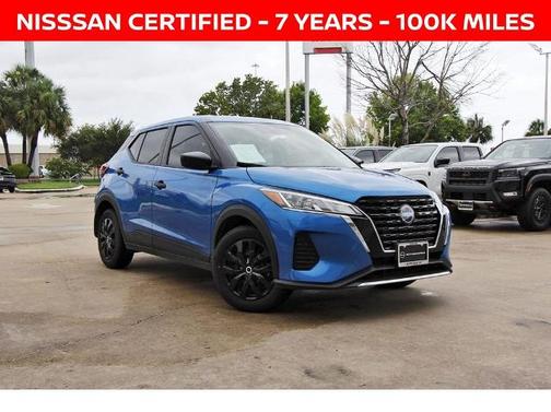 Electric Blue Metallic 2025 Nissan Kicks Play S