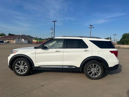 STAR WHITE MET TRI-COAT 2022 Ford Explorer LIMITED