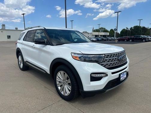 STAR WHITE MET TRI-COAT 2022 Ford Explorer LIMITED
