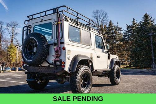 White 1996 Land Rover Defender