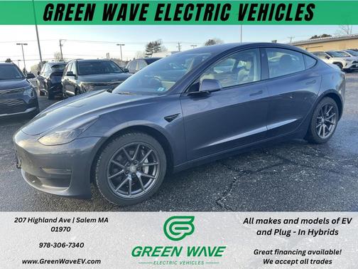 Gray 2021 Tesla Model 3 Standard Range Plus