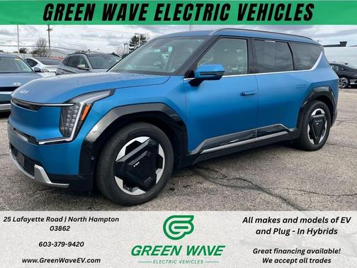 Ocean Blue Matte 2024 Kia EV9 Land