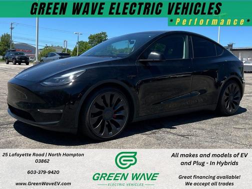 Solid Black 2022 Tesla Model Y Performance Dual Motor All-Wheel Drive