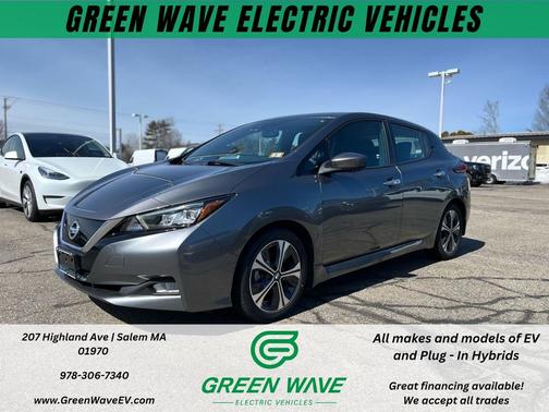 Gun Metallic 2022 Nissan Leaf SV 40 kWh
