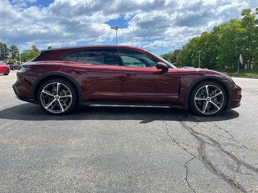 Red 2022 Porsche Taycan 4