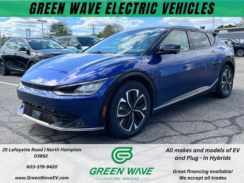 Yacht Blue 2023 Kia EV6 Wind