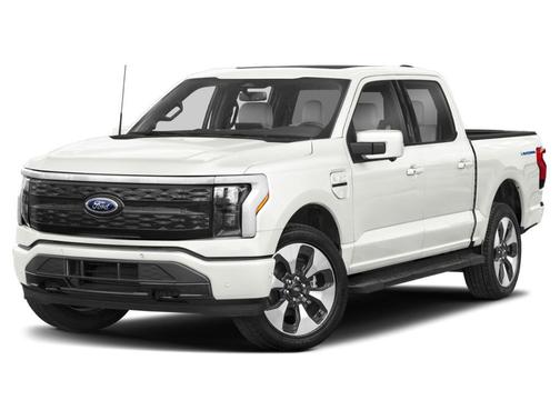 Star White Metallic Tri-Coat 2023 Ford F-150 Lightning Platinum