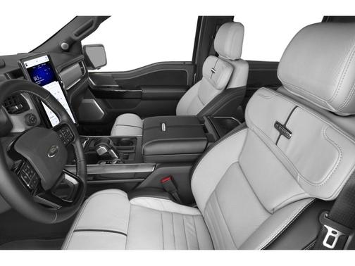Star White Metallic Tri-Coat 2023 Ford F-150 Lightning Platinum