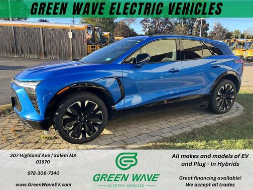 Riptide Blue Metallic 2024 Chevrolet Blazer EV eAWD RS
