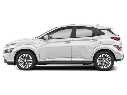 Lunar White 2023 Hyundai KONA EV SEL