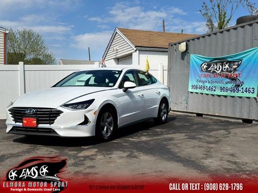 Quartz White 2021 Hyundai SONATA SE