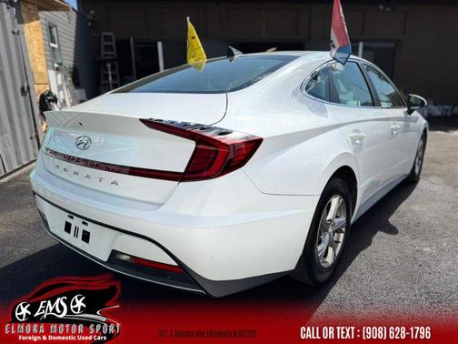 Quartz White 2021 Hyundai SONATA SE