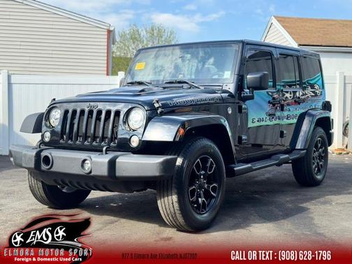 Black Clearcoat 2017 Jeep Wrangler Unlimited Sahara
