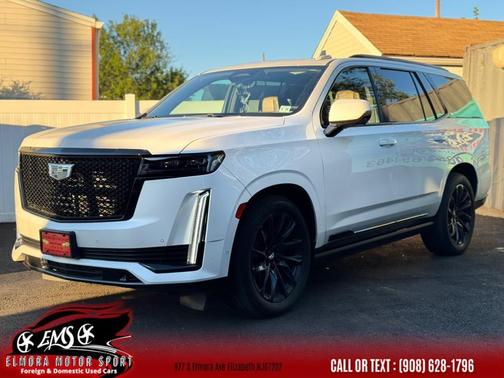 Crystal White Tricoat 2021 Cadillac Escalade Sport