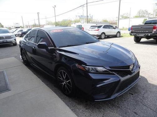 Blue 2021 Toyota Camry