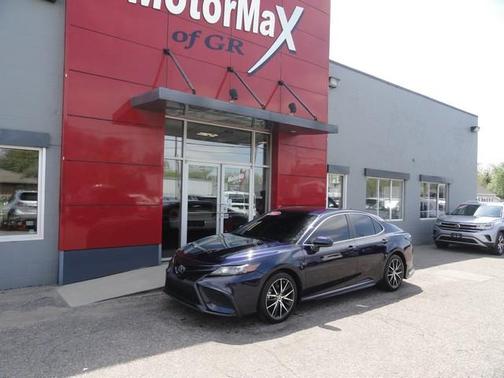 Blue 2021 Toyota Camry