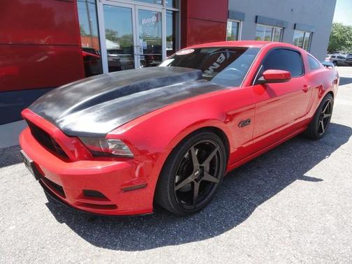 Red 2014 Ford Mustang GT