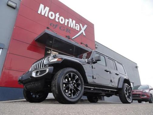 Gray 2025 Jeep Wrangler 4xe Sahara