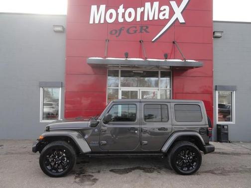 Gray 2025 Jeep Wrangler 4xe Sahara
