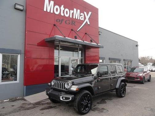 Gray 2025 Jeep Wrangler 4xe Sahara