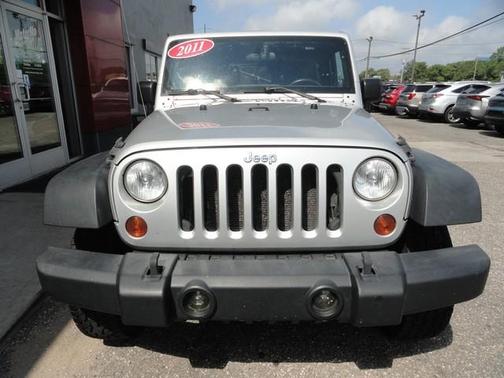 Silver 2011 Jeep Wrangler Sport