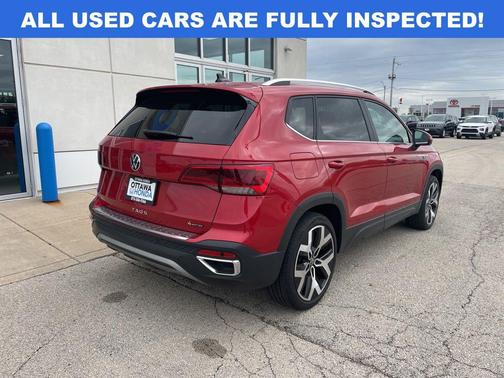 Red Metallic 2023 Volkswagen Taos 1.5T SEL